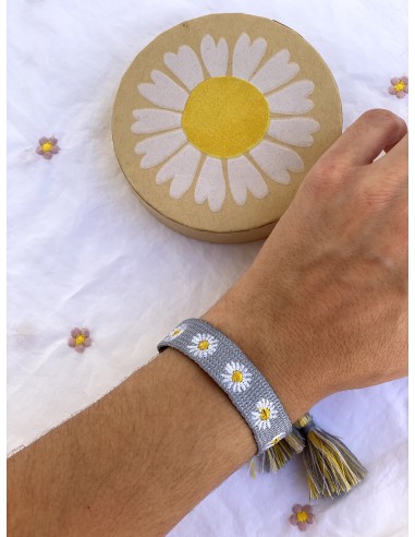 Pulseras Margaritas Blancas |  Bacu Joyas y Complementos