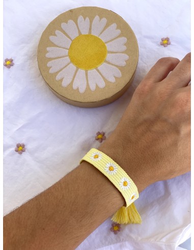Pulseras Margaritas Blancas |  Bacu Joyas y Complementos
