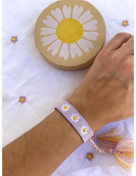 Pulseras Margaritas Blancas |  Bacu Joyas y Complementos