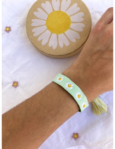 Pulseras Margaritas Blancas |  Bacu Joyas y Complementos